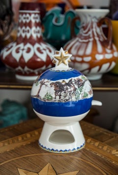 Villeroy & Boch Santa's Apple Baker Porcelain Winter Horses Apple Toaster