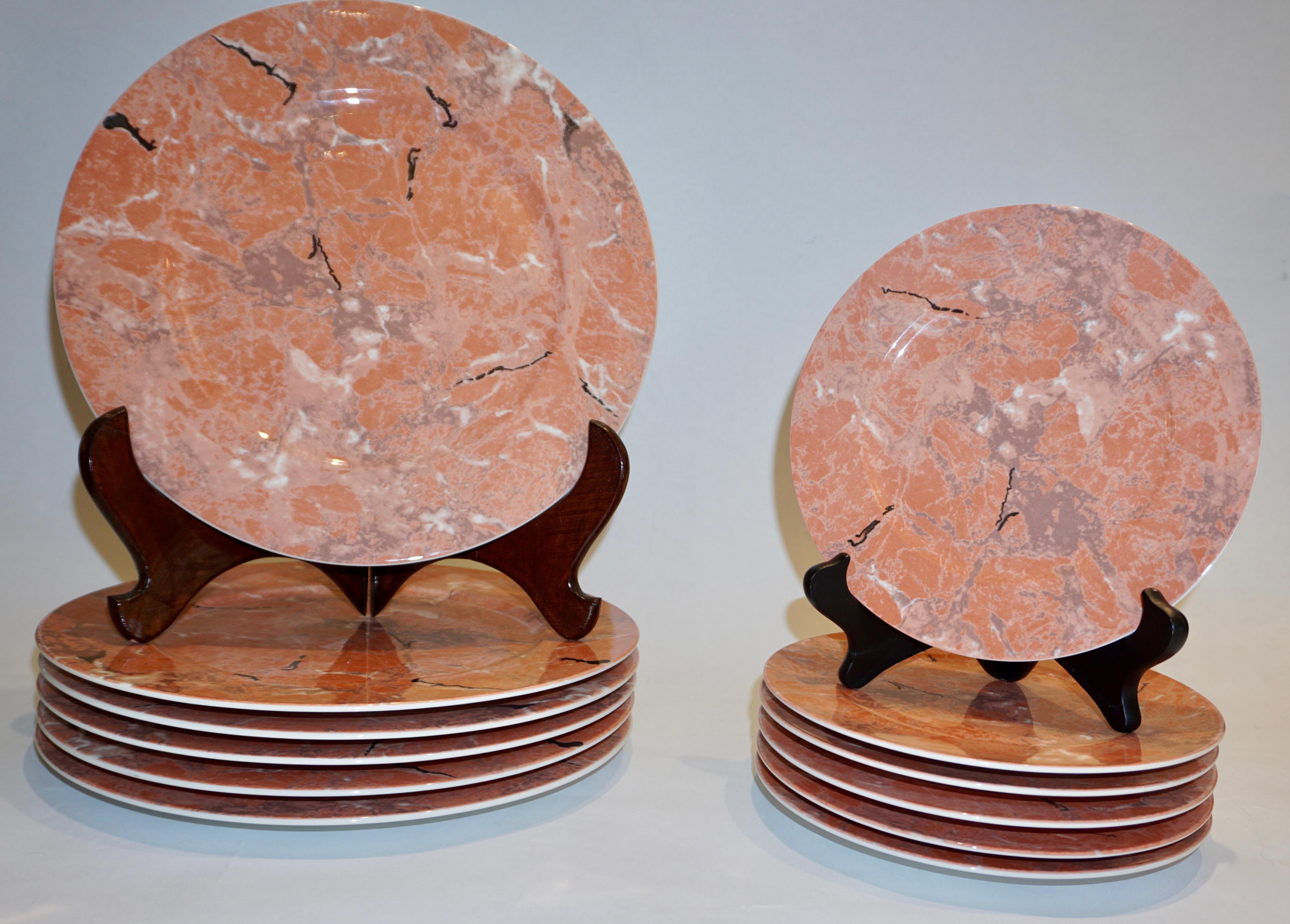 pink platter plates