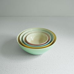 Villeroy & Boch Set of Colorful Mid Century Ceramic Bowls