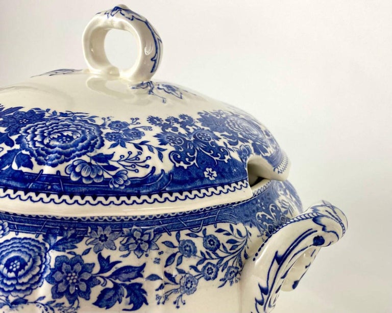 Villeroy and Boch Soup Terrine Blue Burgenland Collection, Germany