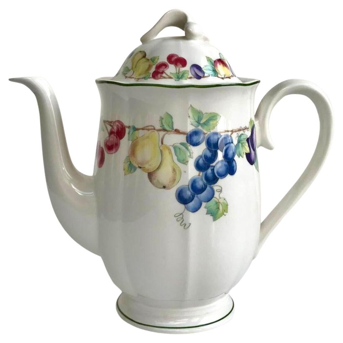 Villeroy & Boch Teapot Melina Series  Vintage Porcelain Teapot
