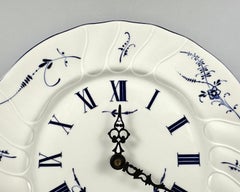 Villeroy & Boch Wall Clock Luxembourg series  Vintage Porcelain Wall Clock