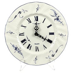 Villeroy & Boch Wall Clock Luxembourg series  Vintage Porcelain Wall Clock