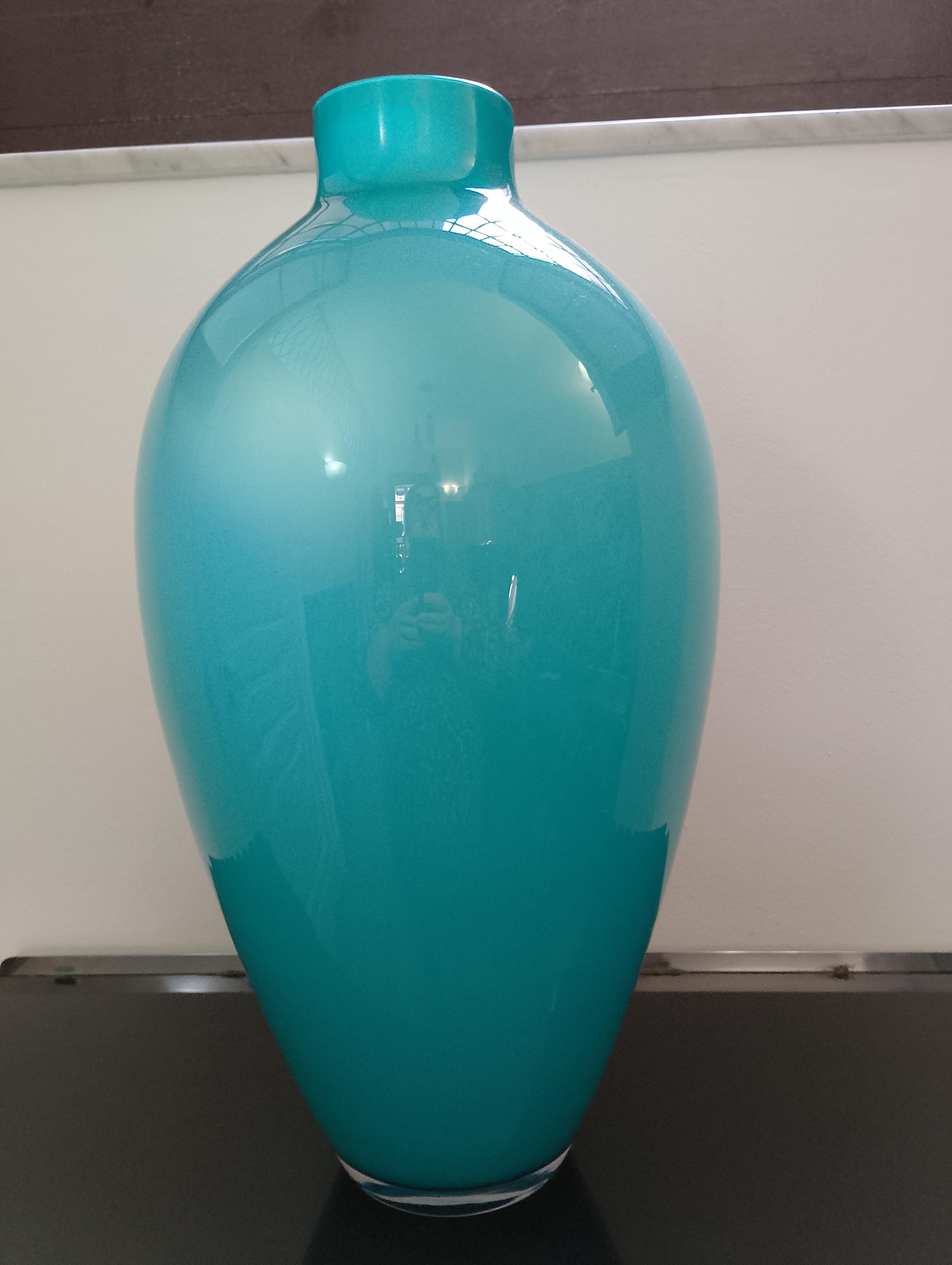 Vetro artistico Vaso in vetro Villeroy & Bosch, Germania, anni '80 in vendita