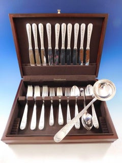 Villeroy by Christofle France Silver Plated Flatware Set Service 41 Pcs Dinner