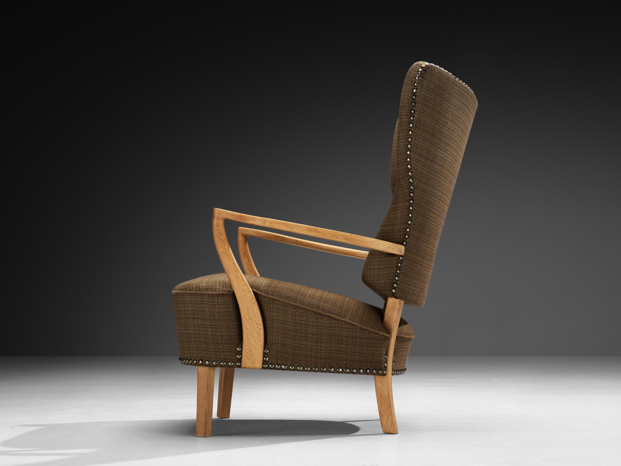 Villy Sørensen para Frederik Stærmose Silla de salón en roble Escandinavo moderno en venta