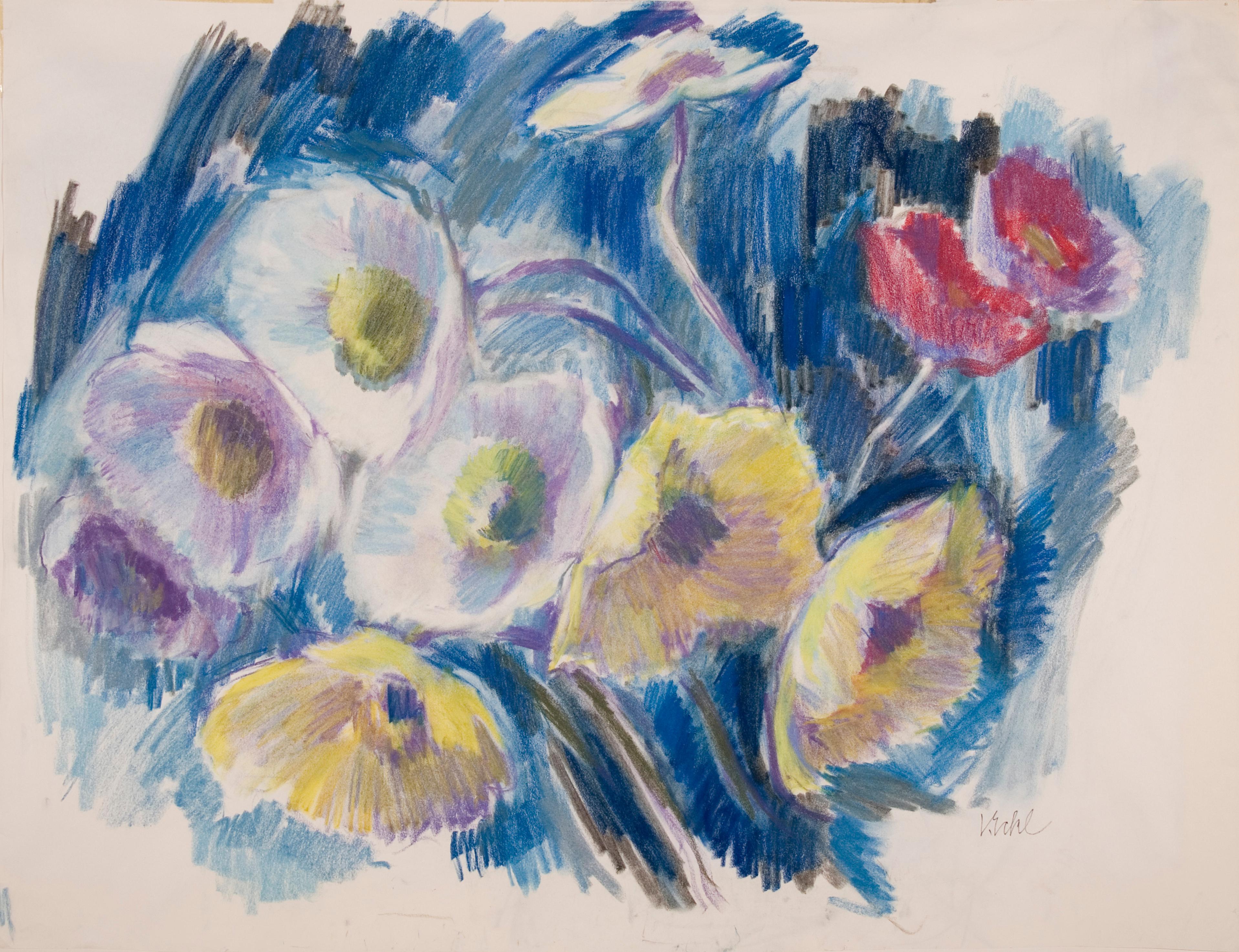Vilma Eckl Still-Life Painting - Japanischer Mohn