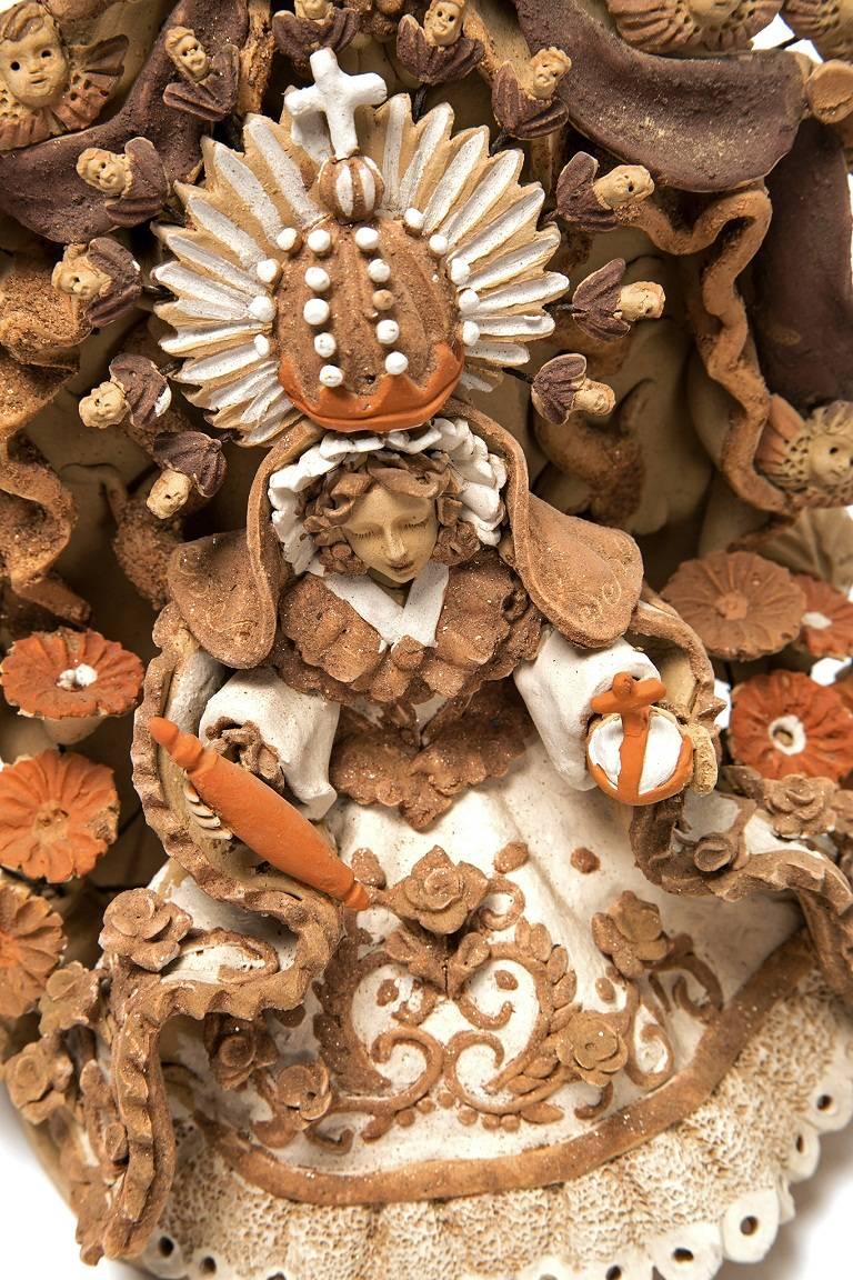 Nacimiento Tehuano / Ceramics Mexican Folk Art Clay Nativity 1