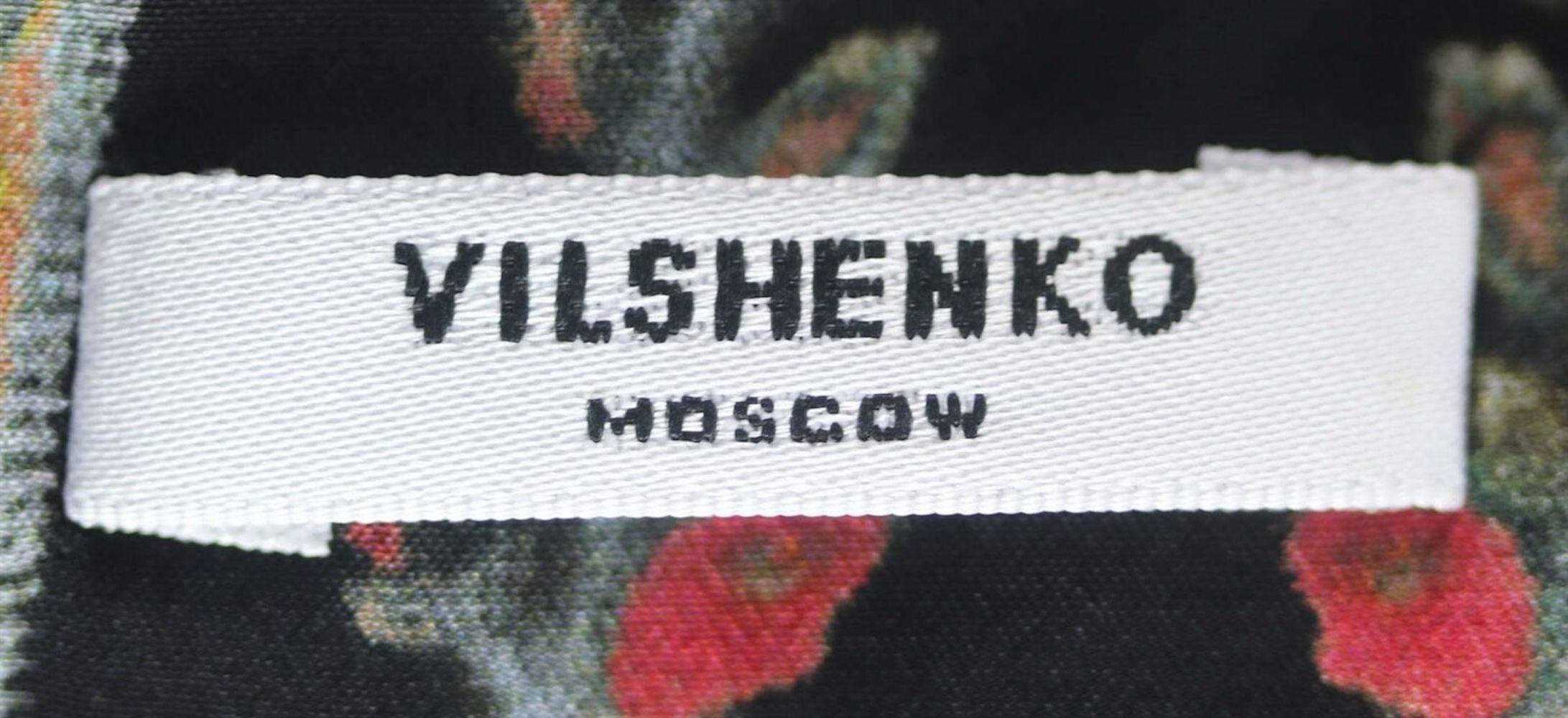 Women's Vilshenko Maria Printed Silk Crepe de Chine Maxi Dress