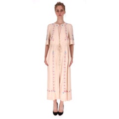 Vestido bordado de seda Vilshenko