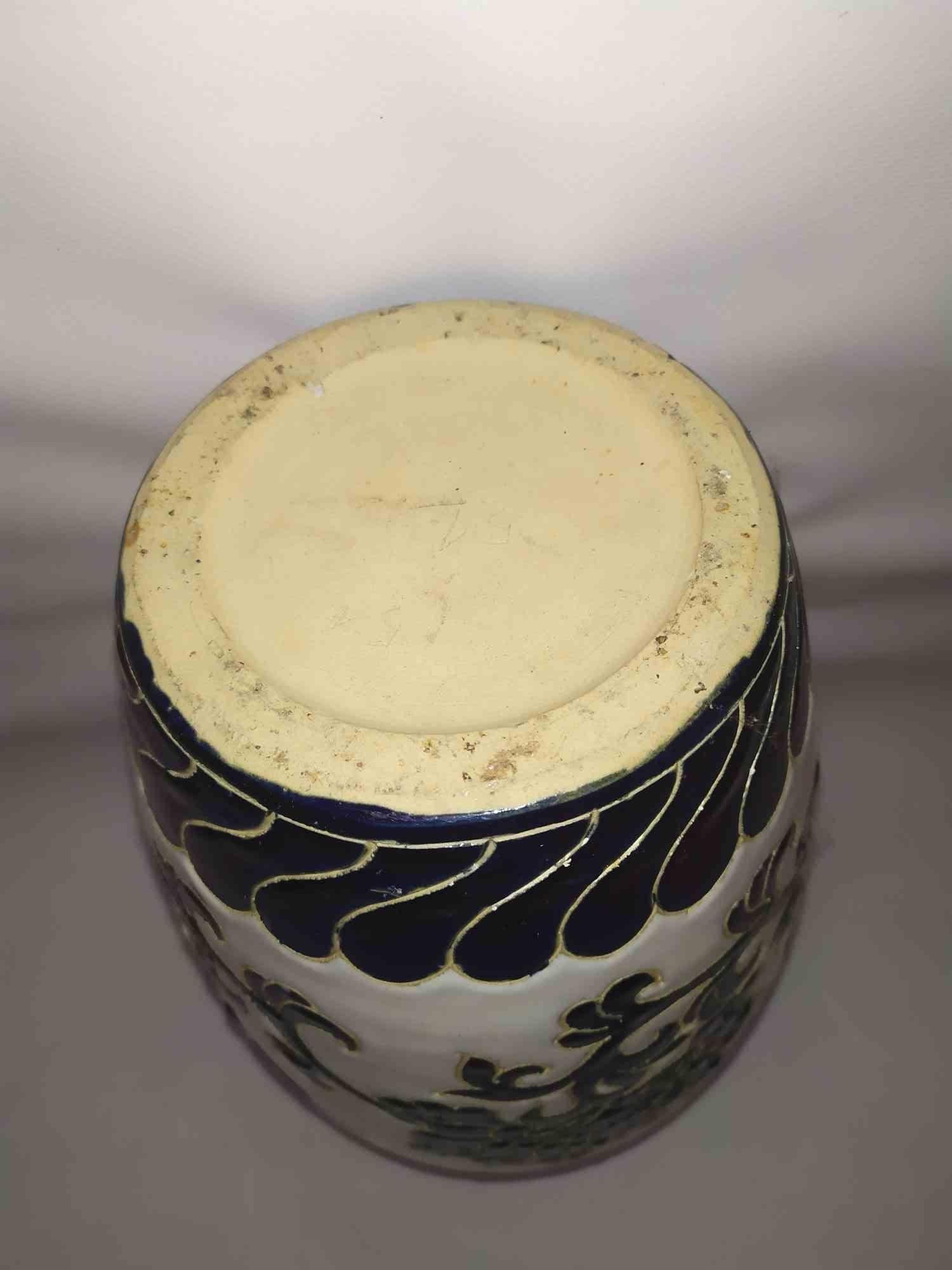 Ceramic Vinage Vase from Capodimonte Naples, 1960s For Sale