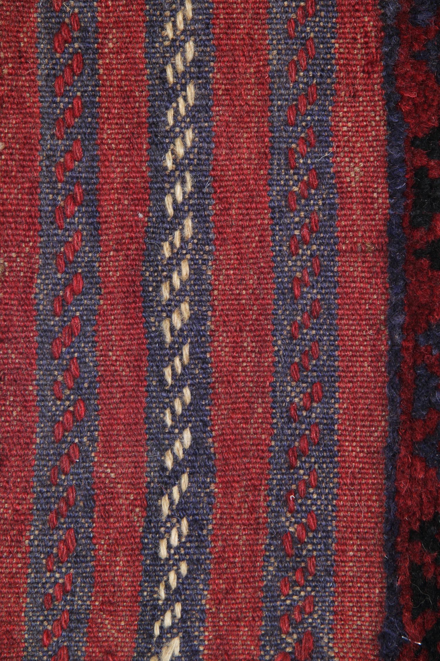 Rustic Vintage Oriental Rug Runner Red Traditional Handmade Carpet Runners Afghan Rugs