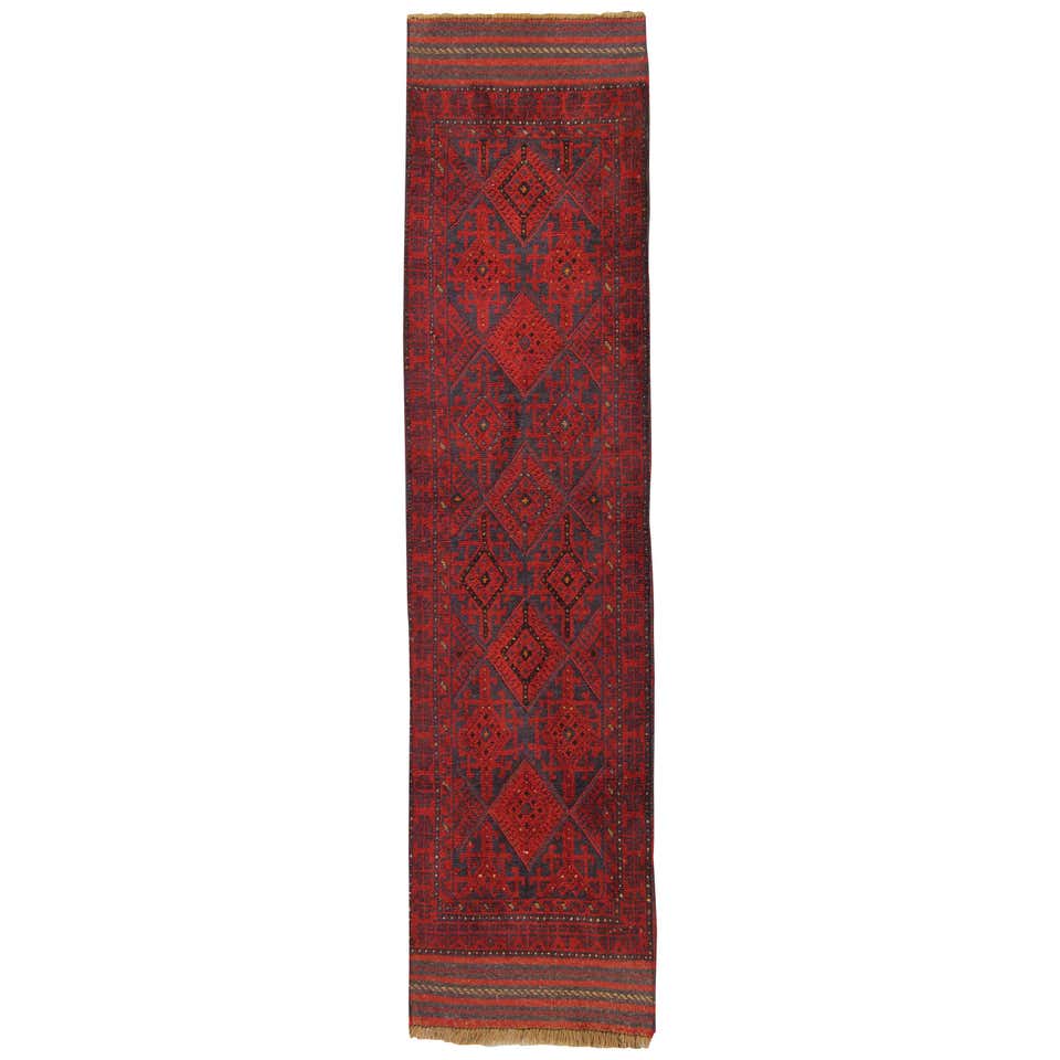 Vinatage Oriental Runner Rug Red Traditional Carpet Runners Handmade ...