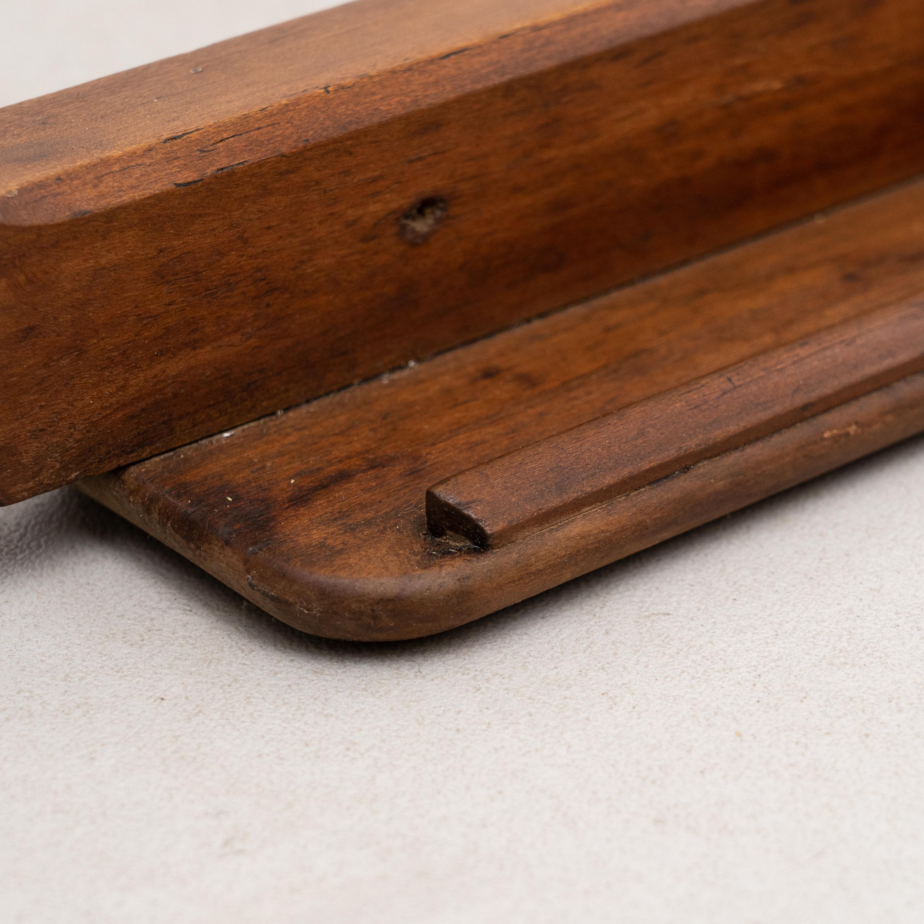 Tablero de puntuación de piscina de madera Vinatage, hacia 1960 7