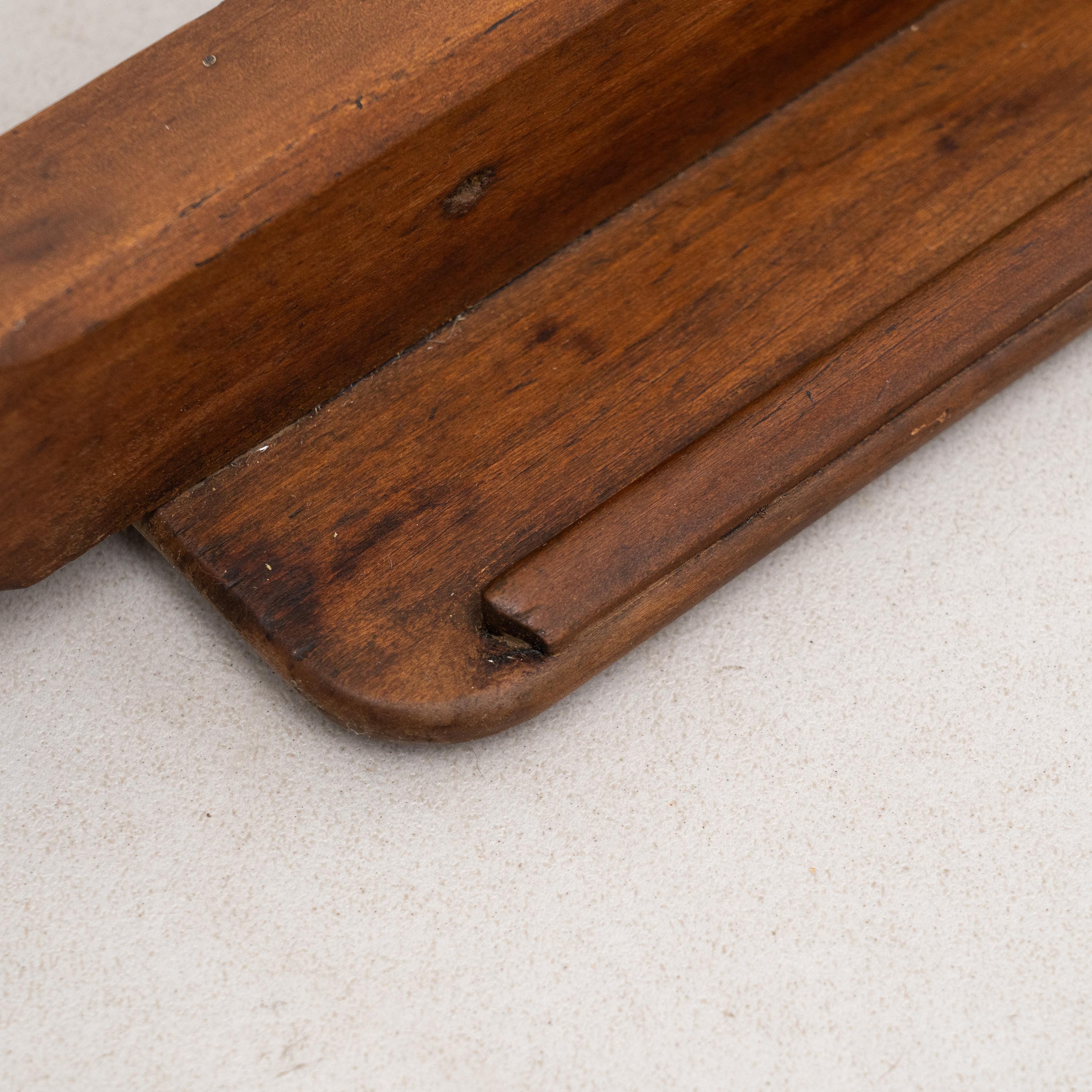 Tablero de puntuación de piscina de madera Vinatage, hacia 1960 8