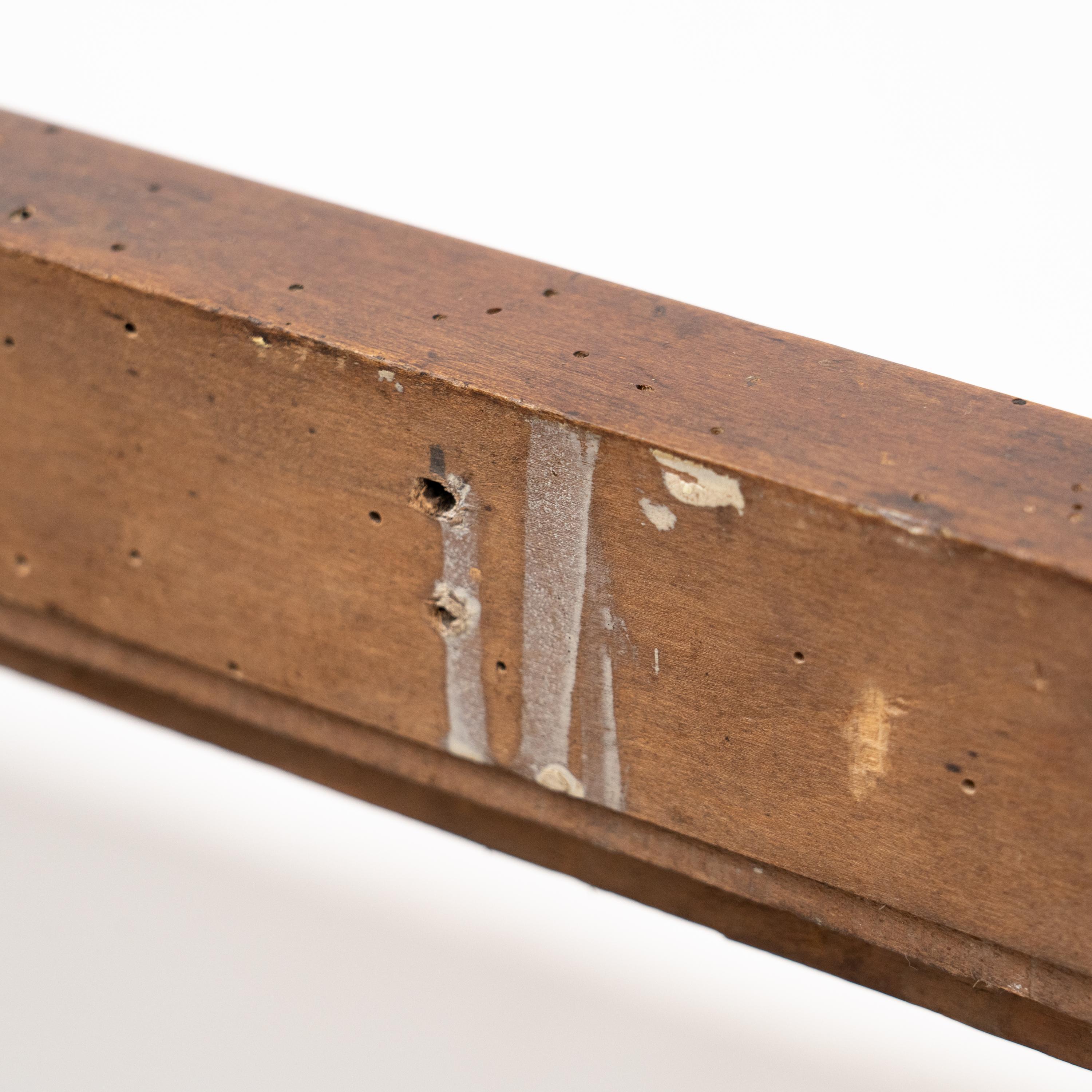 Tablero de puntuación de piscina de madera Vinatage, hacia 1960 12