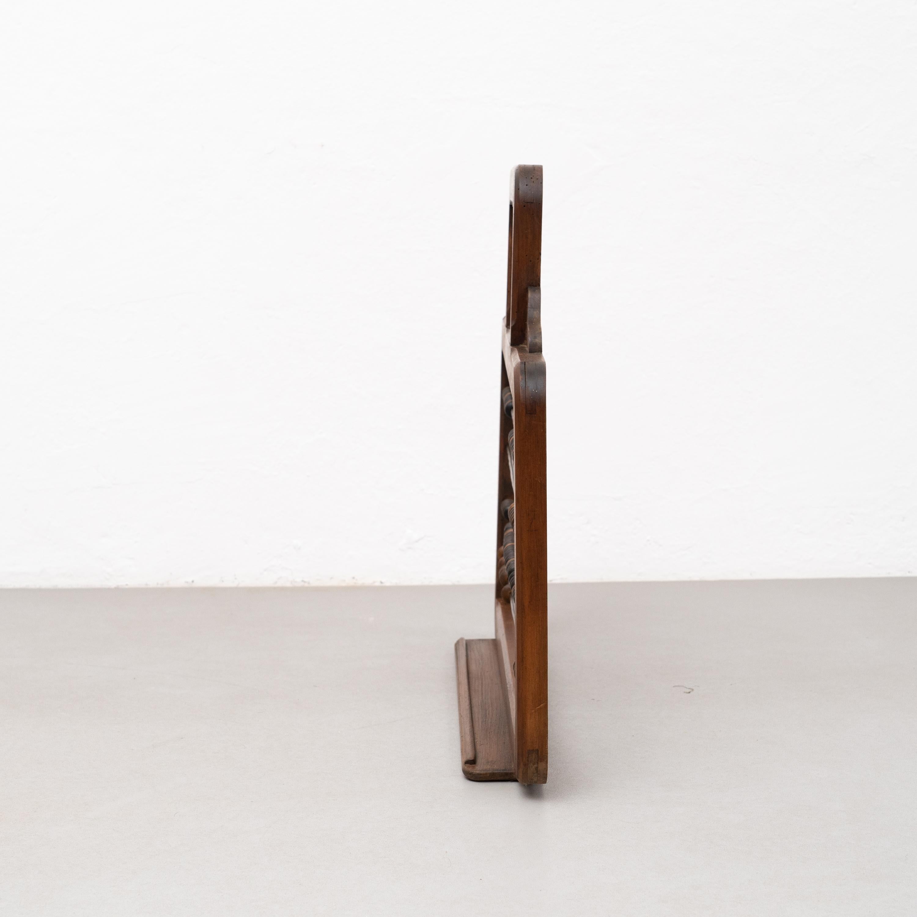 Tablero de puntuación de piscina de madera Vinatage, hacia 1960 en Bueno Estado en Barcelona, ES