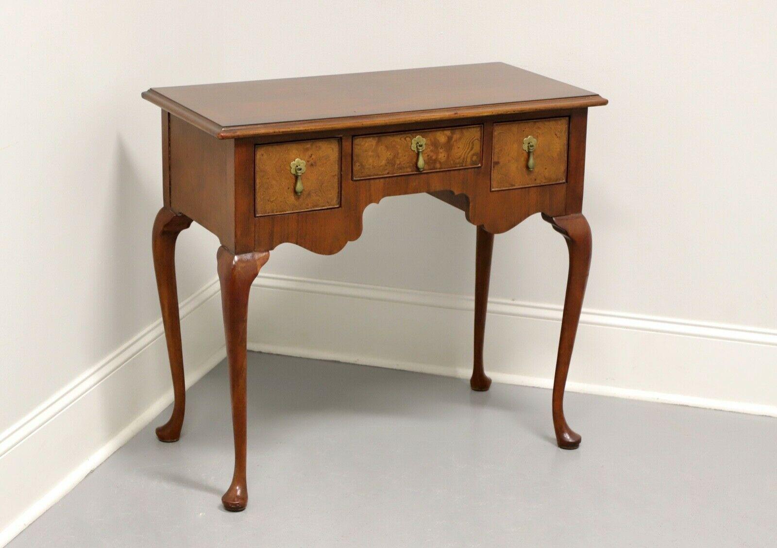 BAKER Inlaid Mahogany Queen Anne Style Side Table 6