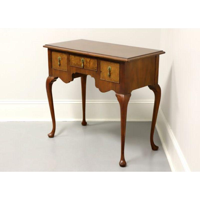 American BAKER Inlaid Mahogany Queen Anne Style Side Table