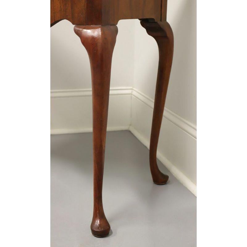 BAKER Inlaid Mahogany Queen Anne Style Side Table 2