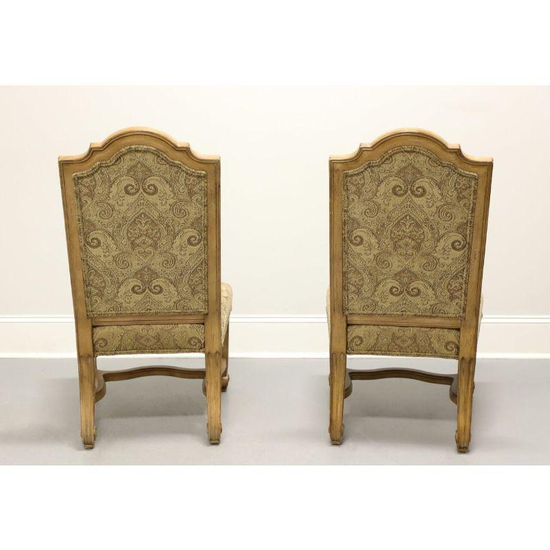 Asian BERNHARDT Rustic Italian Style Dining Side Chairs - Pair A