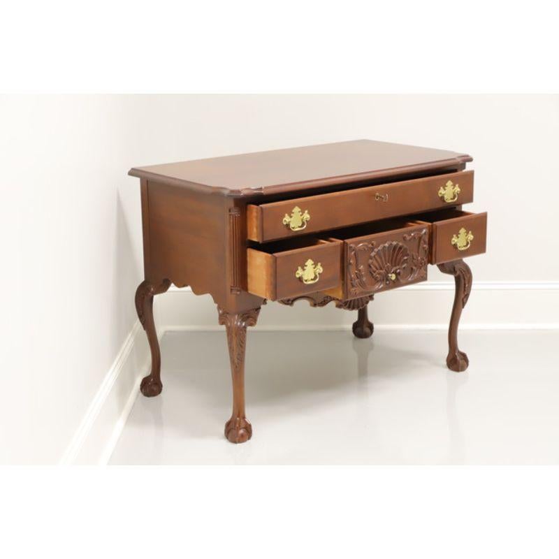 American CRAFTIQUE Solid Mahogany Chippendale Lowboy Chest