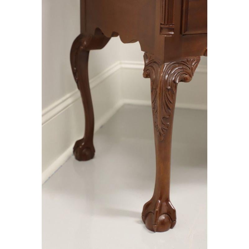 CRAFTIQUE Solid Mahogany Chippendale Lowboy Chest 2