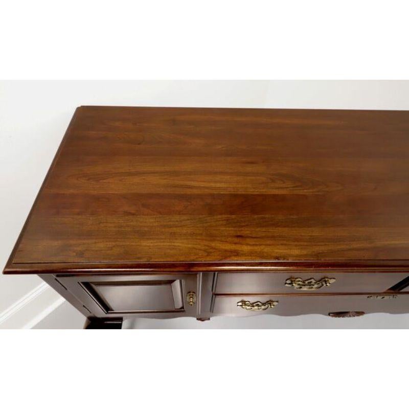 American ETHAN ALLEN Georgian Court Queen Anne Solid Cherry Huntboard Sideboard