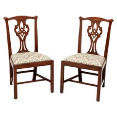 HENKEL HARRIS 101S 24 Solid Wild Black Cherry Dining Side Chairs - Pair A
