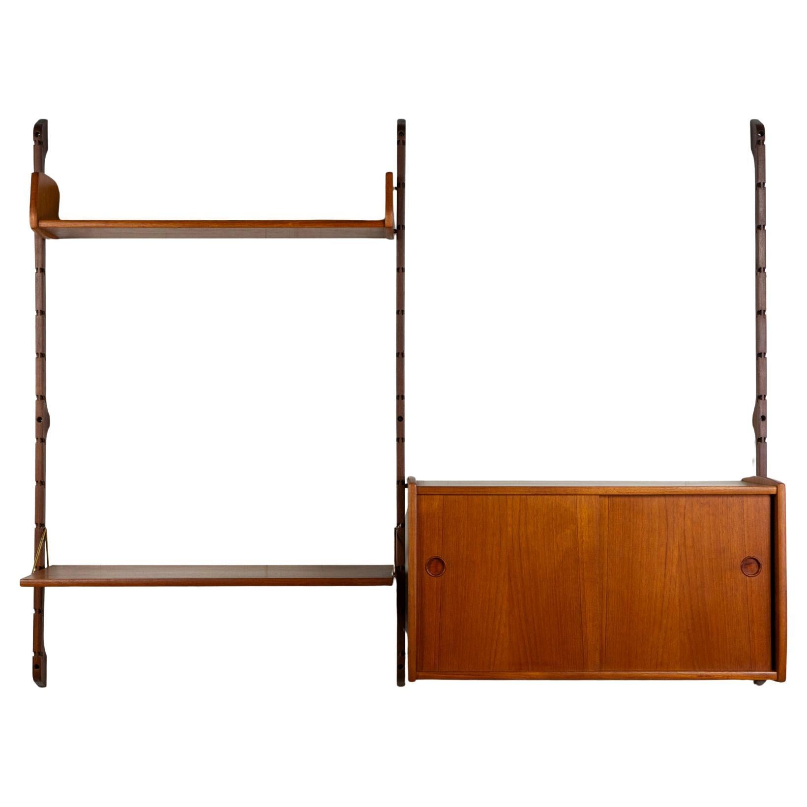 Vinatge Norwegian Teak "Ergo" Wall System by John Texmon