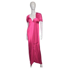 Vintage Vinatge Odicini Couture Silk Dress, 1980s