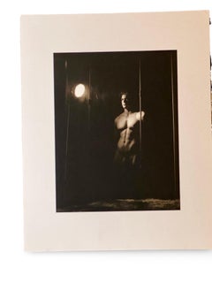 Vinatge Fotografia originale Nudo maschile Seppia Fotografia di George Machado S/N Ed.