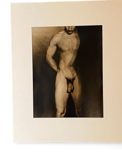 Vinatge Original Photograph Male Nude Toned Photograph by George Machado S/N Ed.