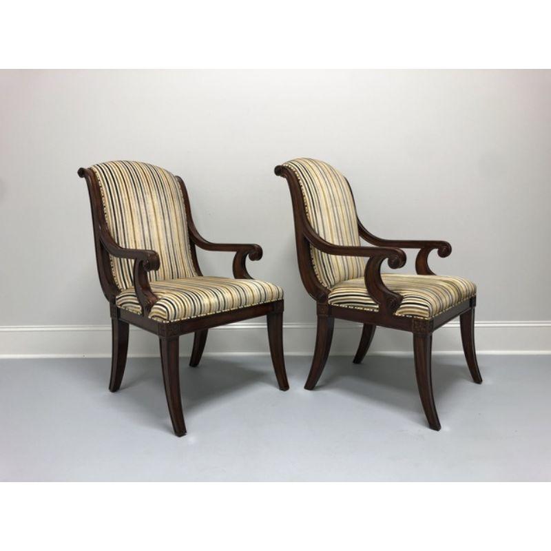 THEODORE ALEXANDER Gabrielle French Provincial Armchairs - Pair In Good Condition In Charlotte, NC