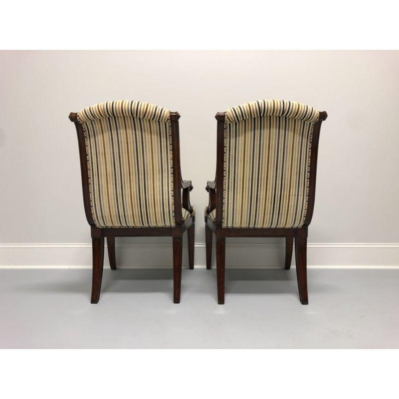 Fabric THEODORE ALEXANDER Gabrielle French Provincial Armchairs - Pair