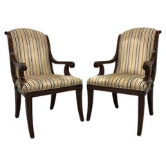 Vinatge Theodore Alexander Gabrielle French Provincial Armchairs, Pair