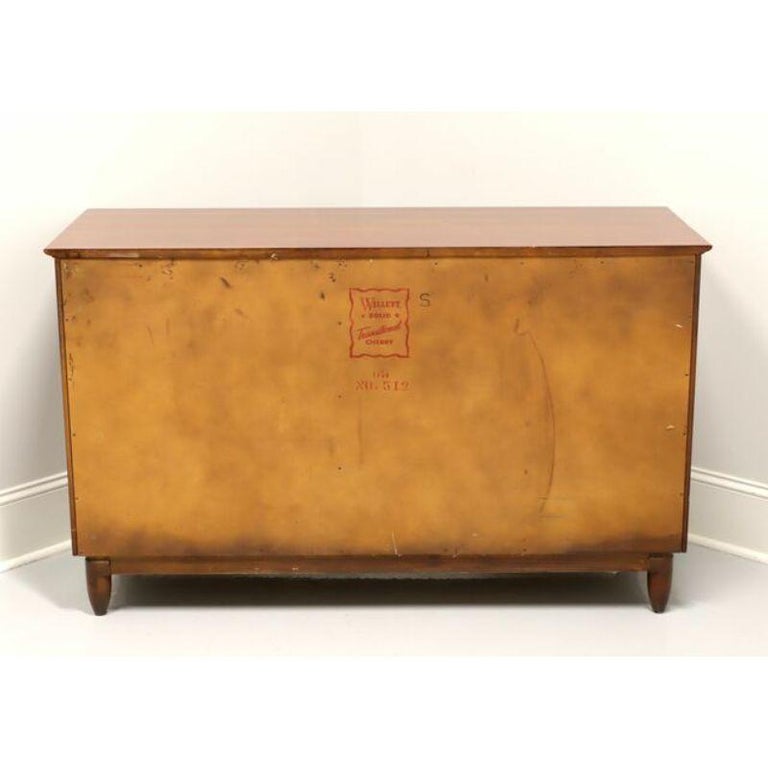 WILLETT Mid Century Solid Cherry Dresser For Sale at 1stDibs dresser