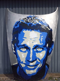 Blaues Aluminium Vinc Steve McQueen Steve McQueen