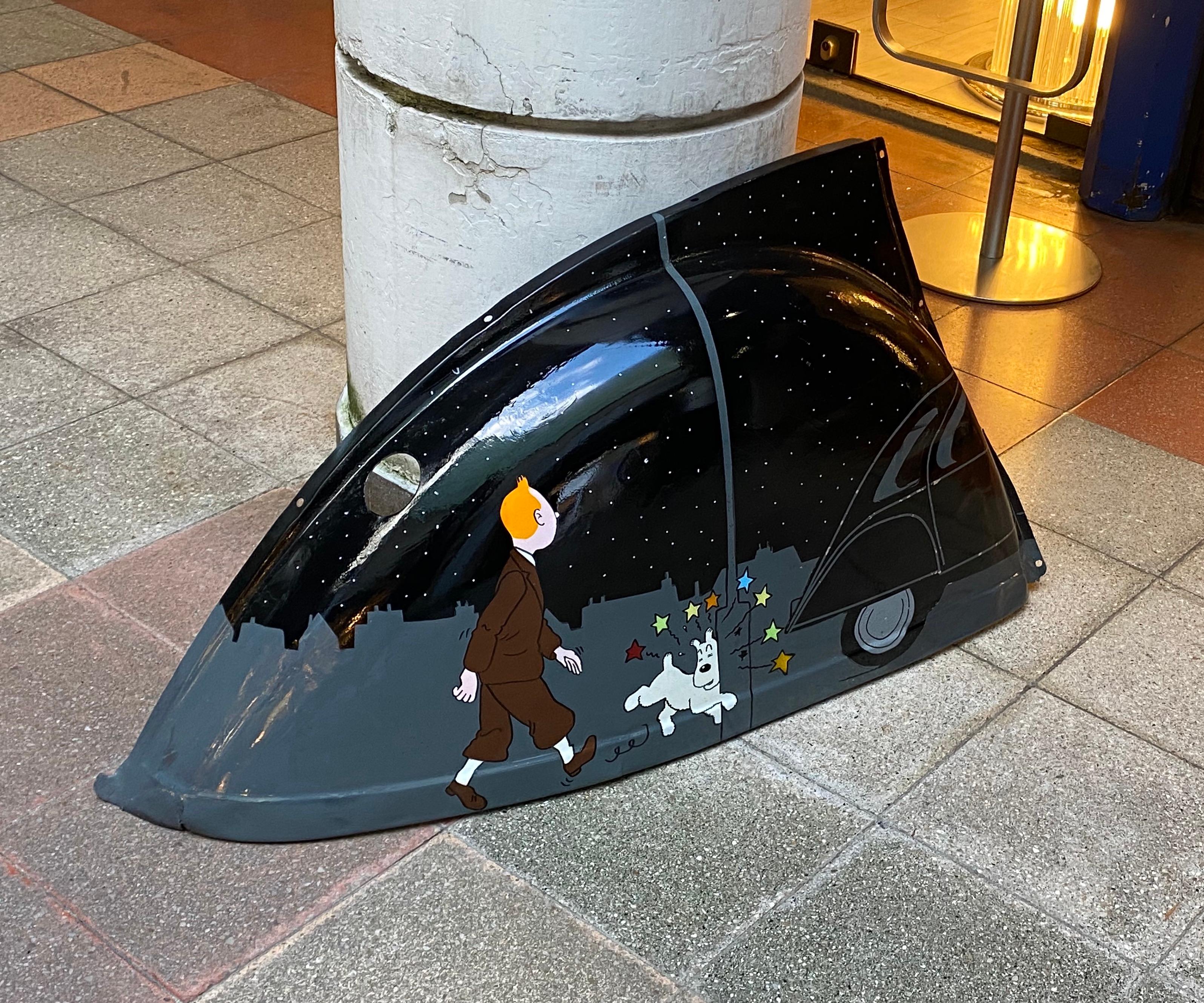Vinc - Tintin and Snowy : The street light  In Good Condition In Saint ouen, FR