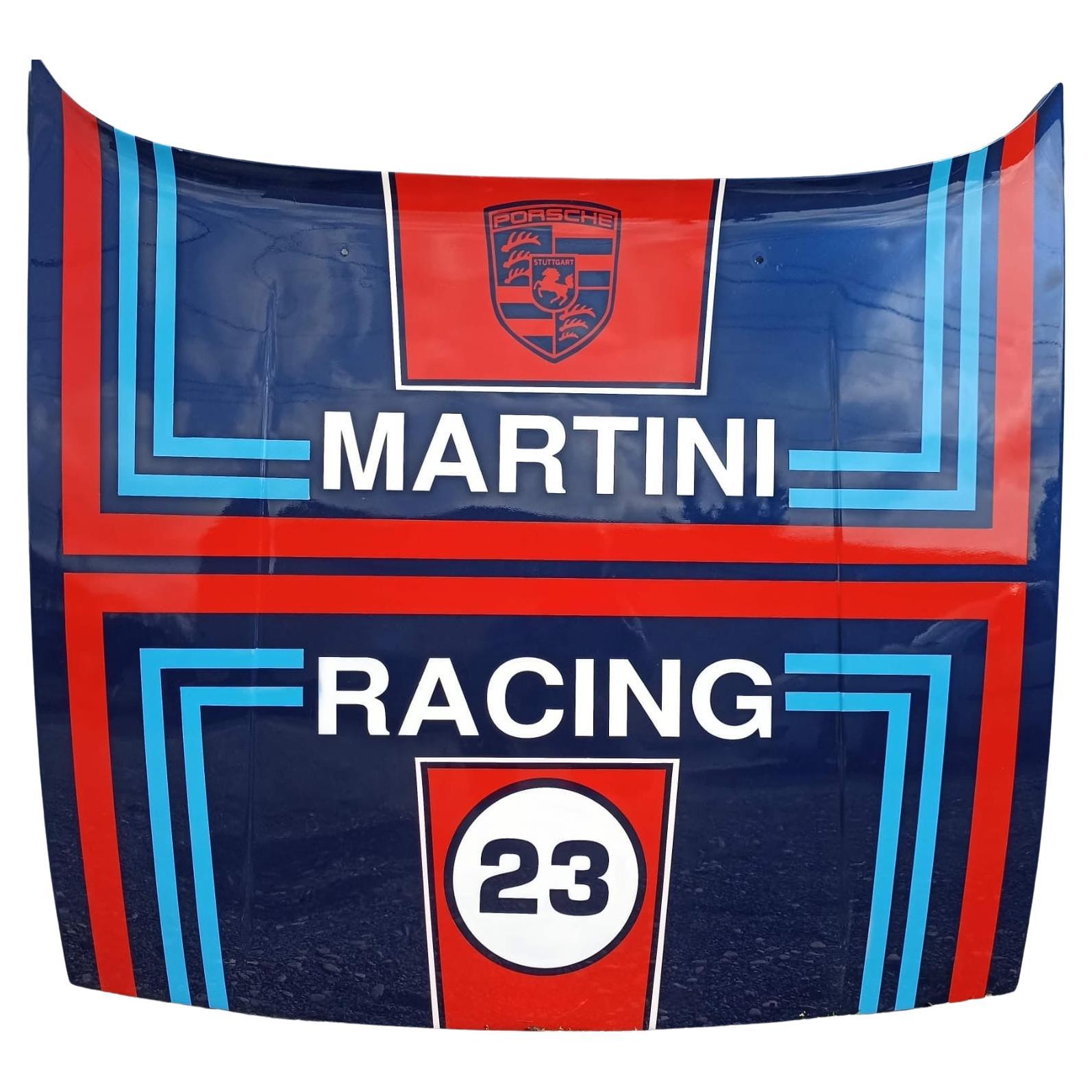 Vinc Tribute to Porsche martini racing  Acrylic on the bonnet of a Porsche 924 For Sale