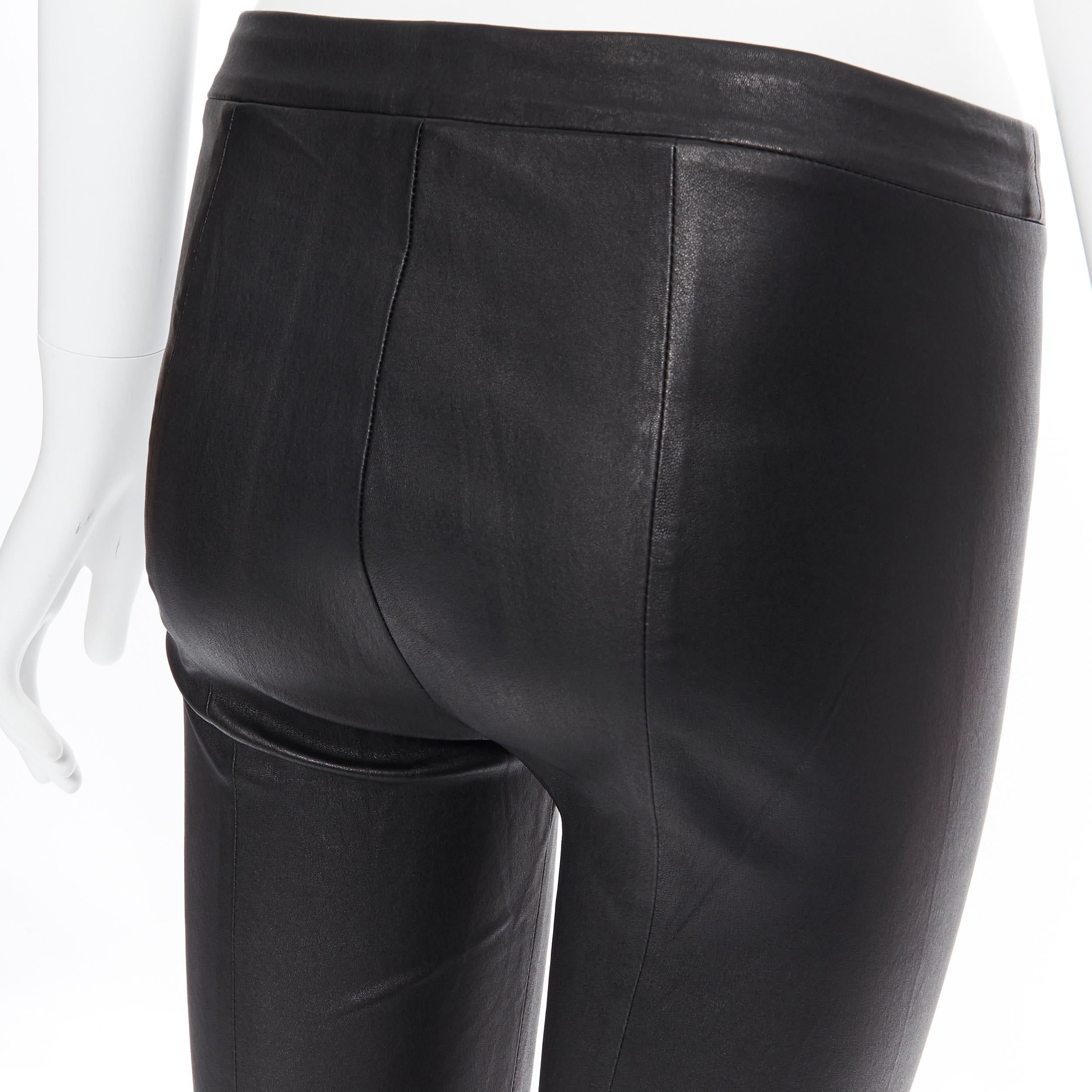 VINCE 100% leather classic black minimal stretchy skinny leg pants XS
Brand: Vince
Model Name / Style: Leather legging
Material: Leather
Color: Black
Pattern: Solid
Extra Detail: Minimalist stretch leather leggings. Mid rise. Skinny leg.
Made in: