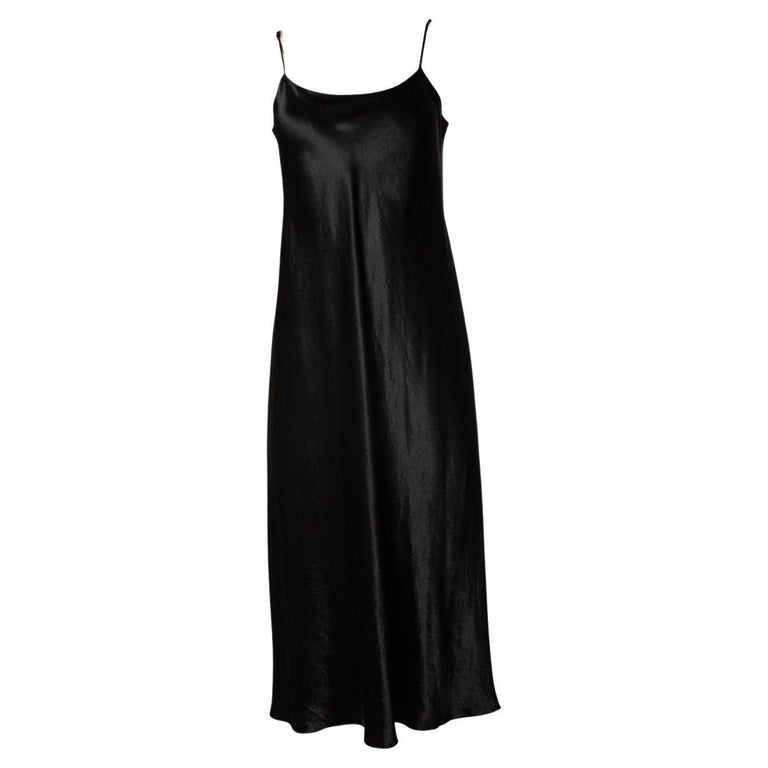 Vince, black shiny midi dress For Sale at 1stDibs Vince, black shiny midi dress For Sale at 1stDibs
