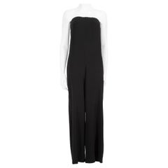 Vince Black Strapless Jumpsuit Size S