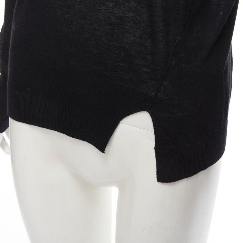 VINCE black viscose classic turtleneck long sleeves sweater XS
Reference: LNKO/A02067
Brand: Vince
Material: Viscose, Blend
Color: Black
Pattern: Solid
Closure: Pullover
Made in: China

CONDITION:
Condition: Excellent, this item was pre-owned and is