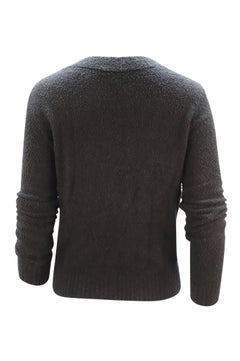 Vince-Pullover aus Bouclé-Baumwolle in Marineblau