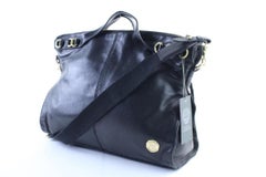 Vince Camuto Black Leather 2way Tote Bag 14MR0320