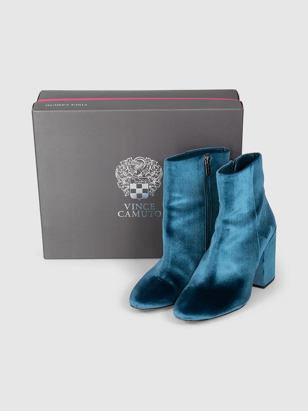 Vince Camuto Botines de terciopelo verde azulado talla US 9 en venta 3