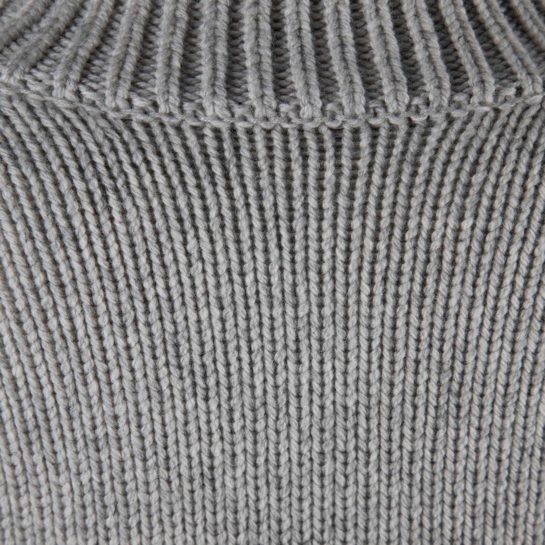 Vince Grey Wool High Neck Jumper Size XS In Good Condition For Sale In London, GB