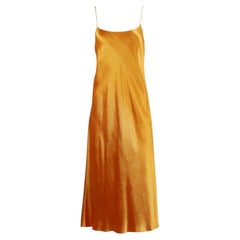 Vince Satin Midi Dress Large