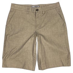 VINCE Taille 28 Short zippé en coton ardoise
